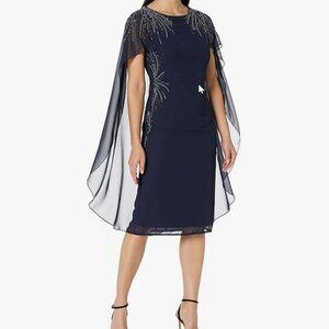 Adrianna Papell Formal Dress with Sequin and Beads